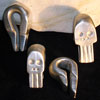 Hand Made Silver Ear Weights