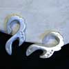 Hand Made Silver Ear Weights